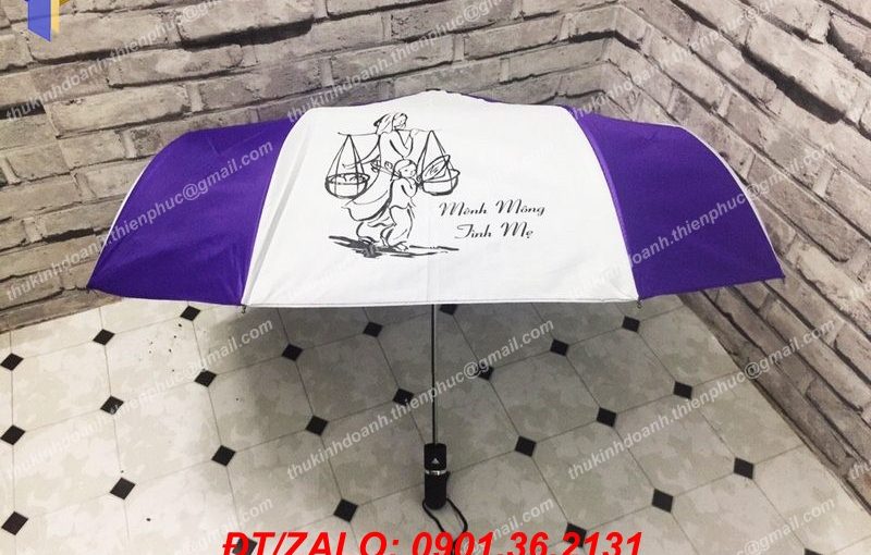 ô dù cầm tay in hoạ tiết